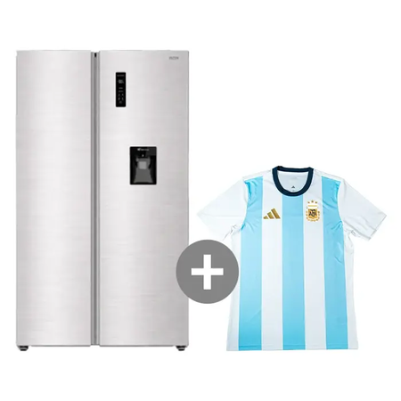 Heladera Bgh Side By Side Inverter No Frost 534 Litros Gris
