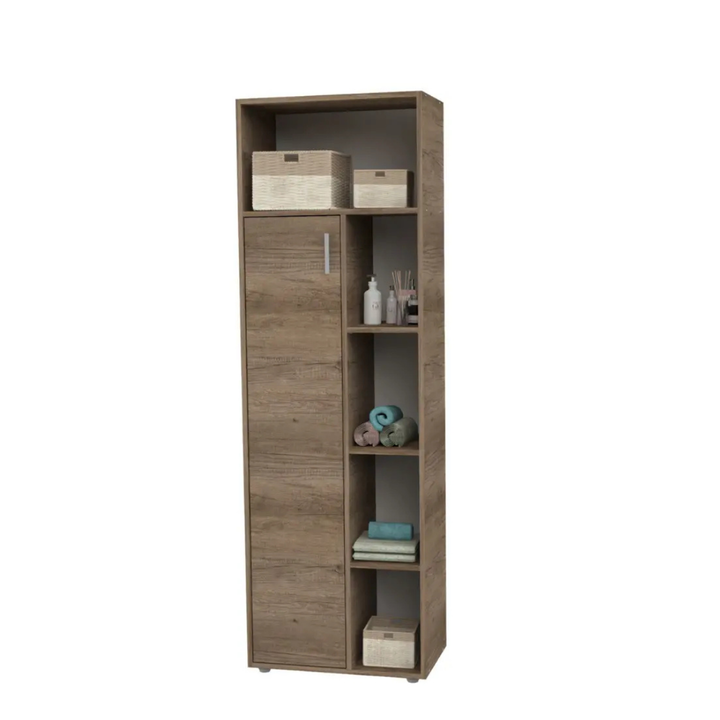 Multiuso Delos Zen 1 Puerta 9 Estantes 170cm DZE06RNG - Vista 2
