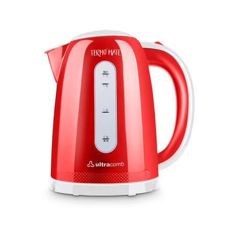 Pava Eléctrica PE-4909 Ultracomb 1,7 Lts Roja y Blanco Ultracomb