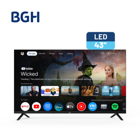 Smart Tv Bgh 43 B4326Fg5G Led Fhd Google Tv