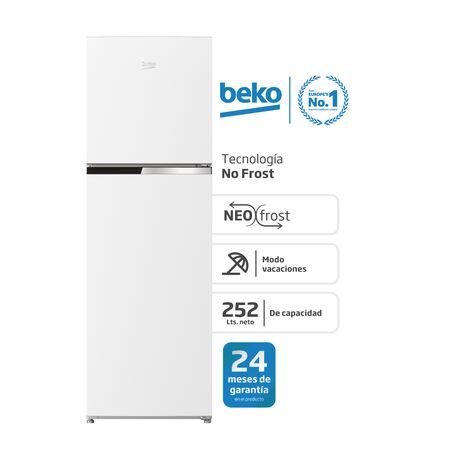 Heladera Beko No Frost 252L Blanco