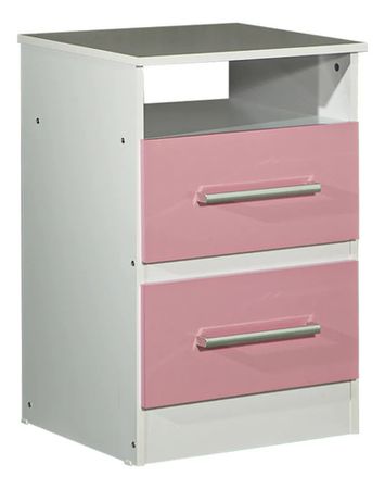 MESA DE LUZ MAXIMO 68020 INFANTIL 2C ROSA