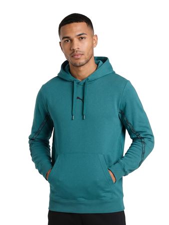 Buzo Puma Essentials Tape Hombre Moda Verde