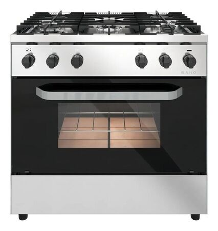 Cocina Morelli Saho Kuma 820 5 Hornallas Puerta con Visor a Gas