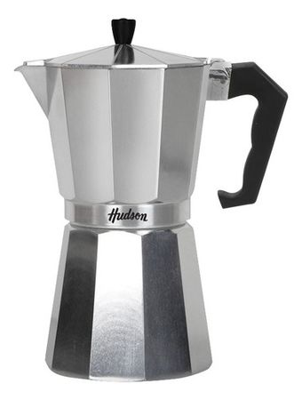 Cafetera Aluminio Pulido Tipo Italiana 6 Tazas 