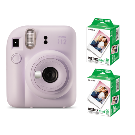 Camara instantanea Fujifilm Instax Mini 12 con 40 fotos