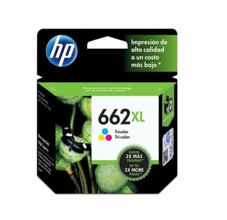 Cartucho HP 662XL Tri-color Ink Cartridge