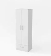 Placard Piro 2 Puertas 1 Cajon  Art Dpb058 Blanco 