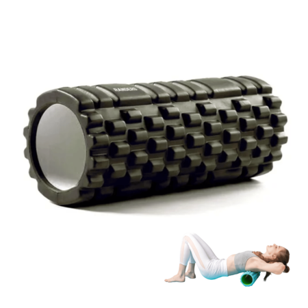 Rodillo roller rolo yoga Randers Masajeador Negro ARG-018