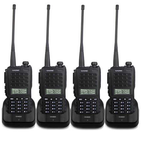 Handy Gadnic WK88 Kit x4 Bi-Banda 10w 128CH Hasta 12km + 8 Baterías y 4 Manos Libres