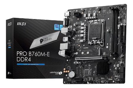 Mother MSI PRO B760M-E DDR4 1700