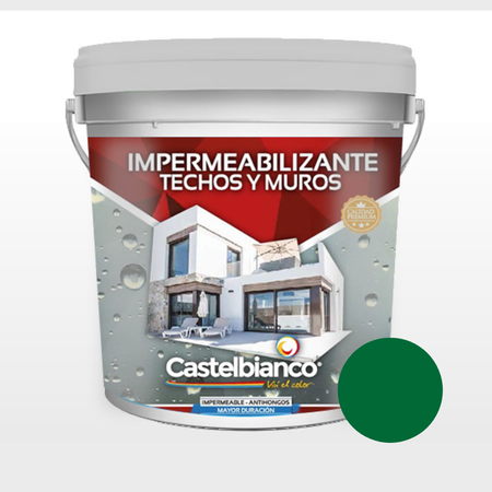 Impermeabilizante Fibrado Verde 10 L