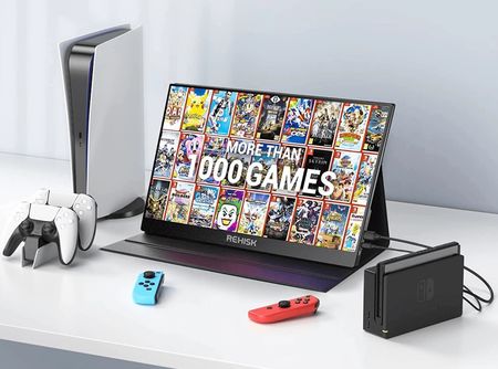 MONITOR PORTATIL REHISK 15.6 FULL HD APTO PCMACCONSOLAS