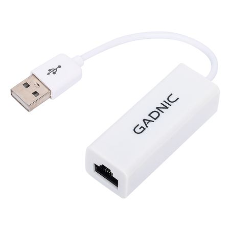 Adaptador Usb A Ethernet Red Lan Rj45 GADNIC HB-RJ25 Mac PC Windows