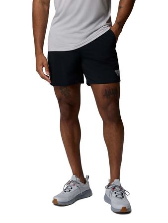 Short Columbia Terminal Roamer Stretch Hombre Pesca Negro