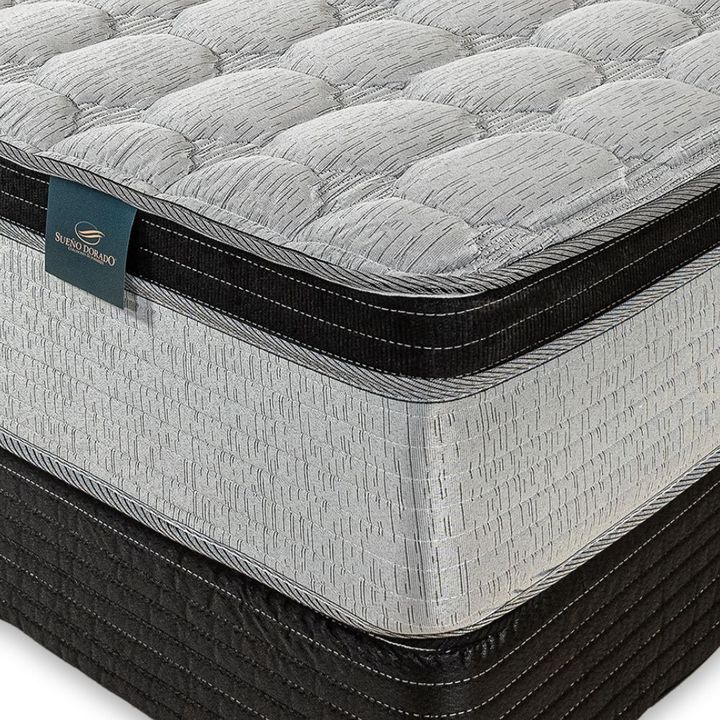 Conjunto Sommier y Colchón Sueño Dorado Doha Queen Size (160x200 cm) - Resortes Pocket - Vista 5