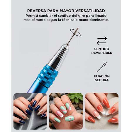 Torno de Manicura Care Gadnic 35000RPM Con Pedal de Control