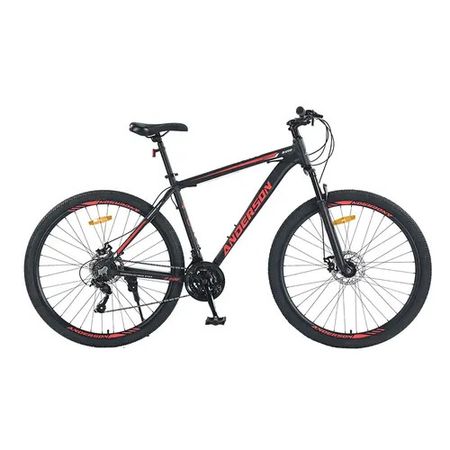 Bicicleta Anderson Acero S400 R29" x 21" Negro/Rojo