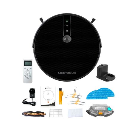 Aspiradora Robot Liectroux C30B Trapeadora 3 Modos 200m2 App Programable 0.6 Lts