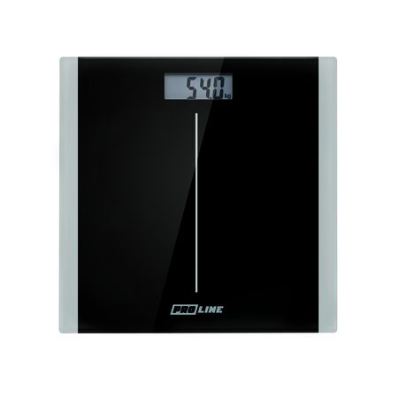 Balanza Digital Proline Vidrio Templado Color Negro Hasta 180Kg BDPL1023PI