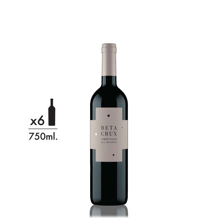 Vino Tinto Beta Crux Corte Uco II Caja x 6
