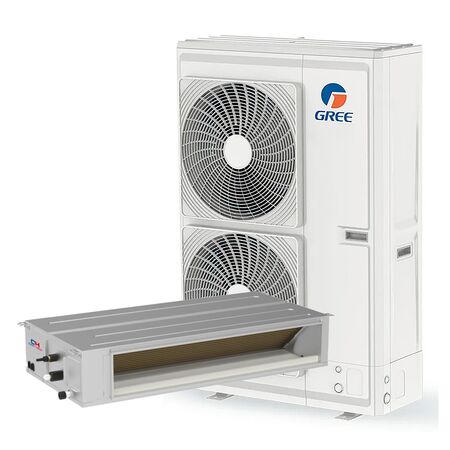 Combo Aire Acondicionado para Conductos Gree Inverter Frío/Calor 60.000 BTU (5 TR) R32 380V