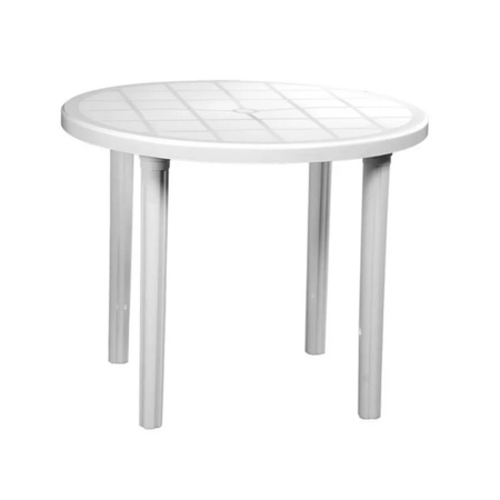 mesa redonda 90cm antillas blanca voss 2000