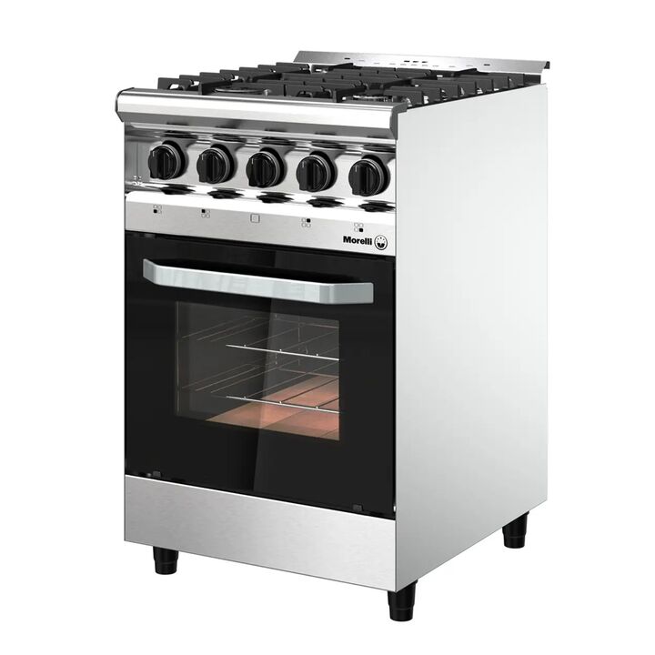 Cocina Morelli Capri 550 4 Hornallas Puerta Visor - Vista 5