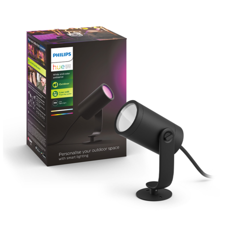 Luminaria Inteligente de Exterior Lily Philips Hue Luz Blanca y Colores