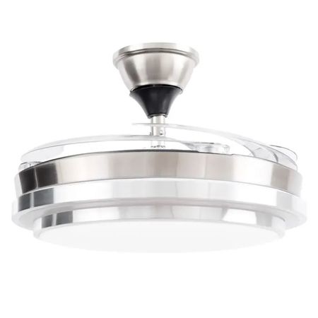 Ventilador de Techo Kanjihome Retráctil 65w Silver KJH-CFHB001SL