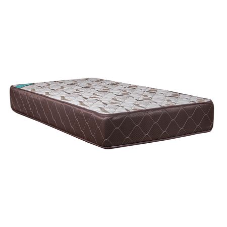 Colchon de Resorte Bonell Maxiking Esmeralda 1 Plaza y Media 100x190x26cm Doble Marco Perimetral de Espuma Tela de Jackard Belga