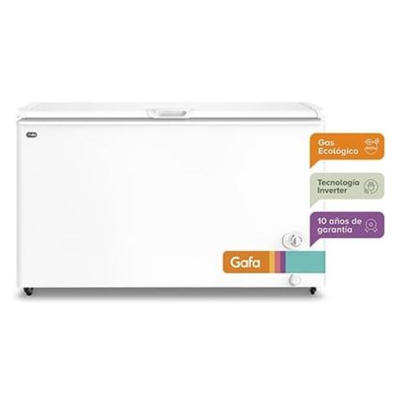 Freezer Horizontal Gafa FGHI400B-XL 402 Litros Blanco Inverter Con Can