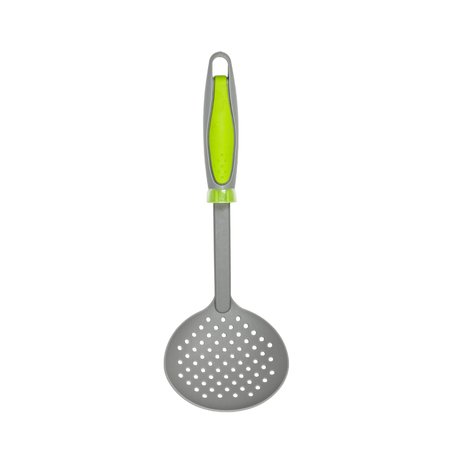 Espumadera Nylon Gris Mango Verde Antiadherente Utensilio Cocina