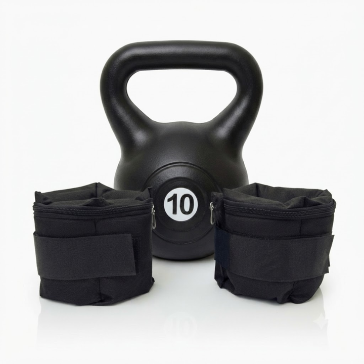 Combo Pesa Rusa 10 kg + Par de Tobilleras 2 kg - Vista 3