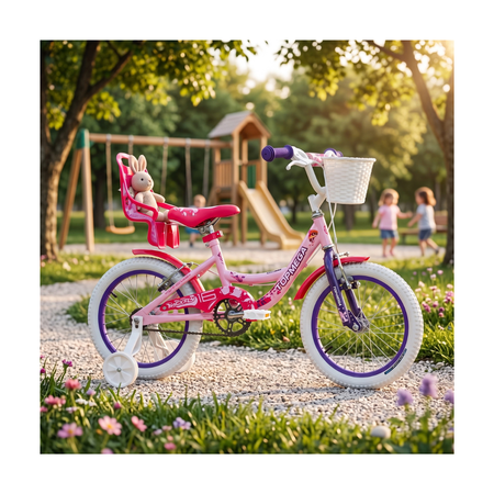 Bicicleta Infantil TopMega Vickfly Rodado 16 RosaVioleta 