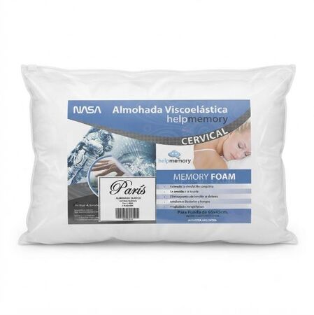Almohada Viscoelastica Paris 70x40x14 5000 Erway