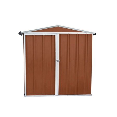 Armario Deposito Galpon de jardin 2x2x2 Calibre 28 Pardo DON ACERO