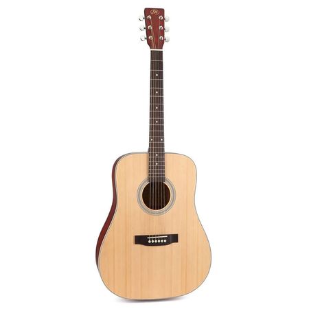 SX SD204. Guitarra acústica dreadnought 4/4. Sonido clásico y ejecución cómoda