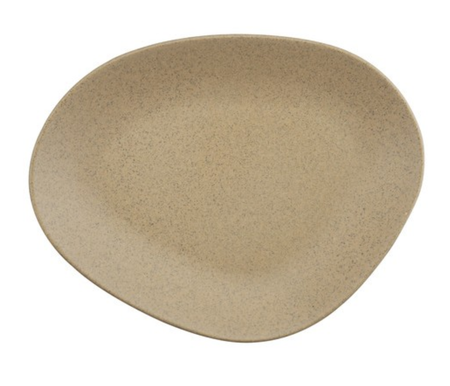 Set 6 Plato Playo 30 Cm Porcelana Kutahya Irregular Arena