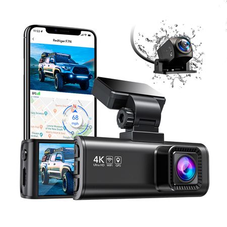Dashcam RedTiger F7N 4K Cámara Trasera 318 GPS Visión Nocturna