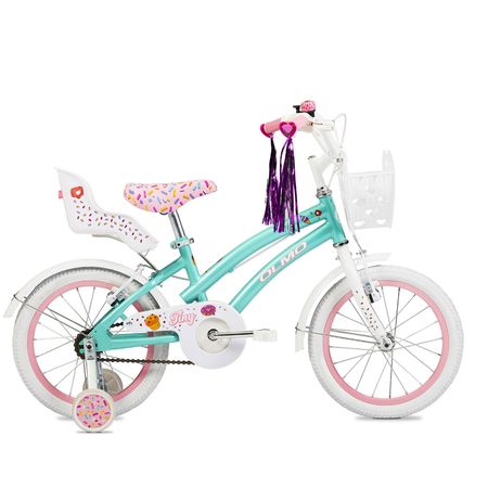 Bicicleta Olmo Paseo Rod.16" Tiny Friends Turquesa