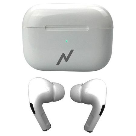 Auricular Bluetooth Twins Blanco Pro Noga ( NG-BTWINS 14 BL)