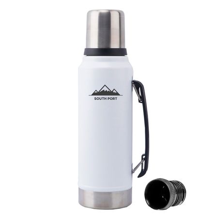 Termo Blanco South Port Acero Inoxidable 1L