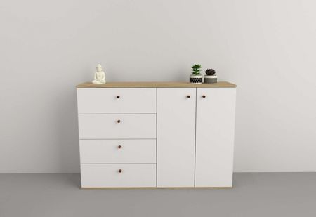 Bahiut 1,35m 2 Puertas|4 Cajones Olmo F.|everest Tables