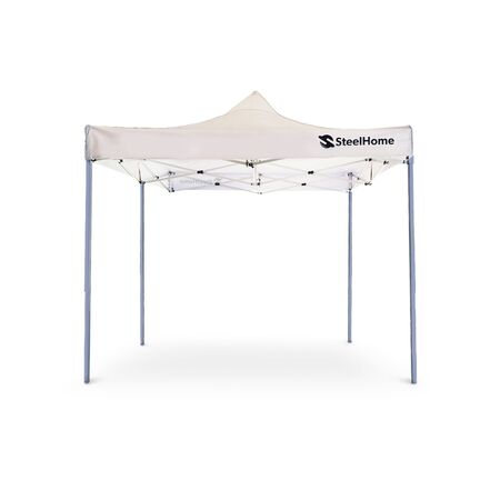 Gazebo Plegable 3x3 Autoarmable de Aluminio Carpa Jardin Exterior Blanco