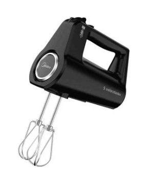 Batidora De Mano 400w Hm-140bar1 Black Midea