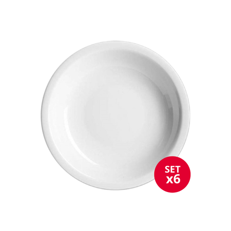 SET X 6 PLATO HONDO LINEA RECTA (000377)