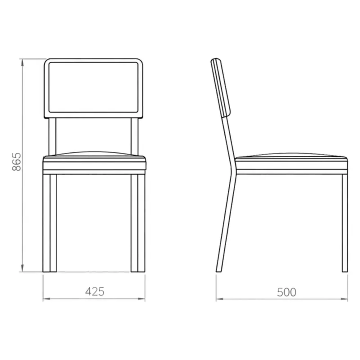 Silla Silcar Tinca Sstin Tapiz Graf - Vista 2