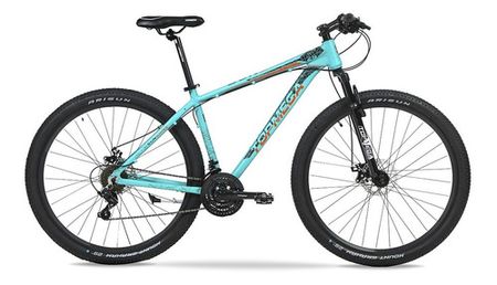 Bicicleta TopMega Mtb Sunshine R29 21VL Celeste Talle M 1007575