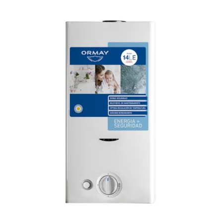 Calefon Gn 14l Con Llama Piloto Tiro Natural 14 Le Ormay